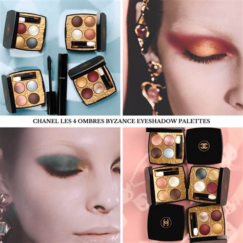 chanel noir petrole eyeshadow|Chanel les 4 ombres.